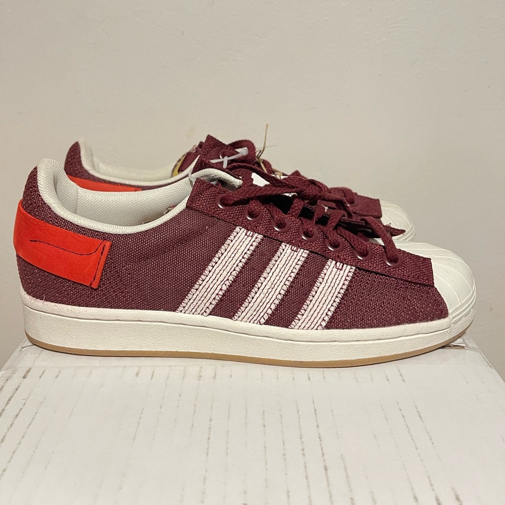 Adidas superstar parley shadow red
